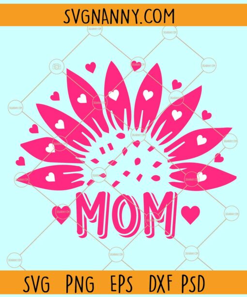 Sunflower mom svg, Mom shirt svg, Mom svg, Best Mama svg, Blessed mama png