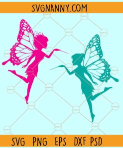 Tinkerbell Girl SVG, fairy party svg, tinkerbell silhouette svg, tinkerbell clipart svg