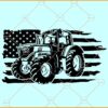 # Tractor American flag svg, USA Farm Tractor Svg, US Farmer svg, 4th of July Svg