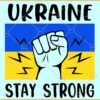 Ukraine stay strong svg, Ukraine Rainbow SVG, Support Ukraine svg, Peace Love SVG