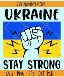 Ukraine stay strong svg, Ukraine Rainbow SVG, Support Ukraine svg, Peace Love SVG