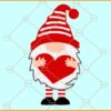 Valentine gnome svg, Gnome Valentine svg, Valentine's Day Gnome svg, Valentine's Day svg file