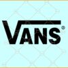 Vans logo svg, Vans label svg, Vans Fashion Brand Logo svg, Fashion svg, Fashion Wear Svg