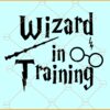 Wizard in training Harry Potter svg, Potter font svg, Halloween font svg, HP love svg
