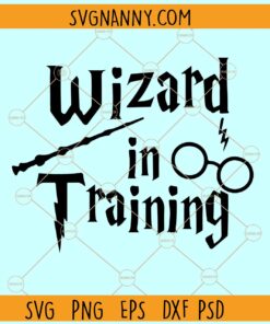 Wizard in training Harry Potter svg, Potter font svg, Halloween font svg, HP love svg