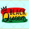 Black queen Juneteenth SVG, Juneteenth 1865 svg files, celebrate Juneteenth svg