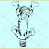 Bouncing Tiger SVG, Winnie The Pooh SVG, Tiger svg, Tigger SVG, Tigger Clip Art SVG