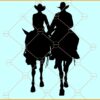 Cowboy and Cowgirl SVG, Cowboy cowgirl SVG, couple svg, Cowboy svg, Cowgirl svg