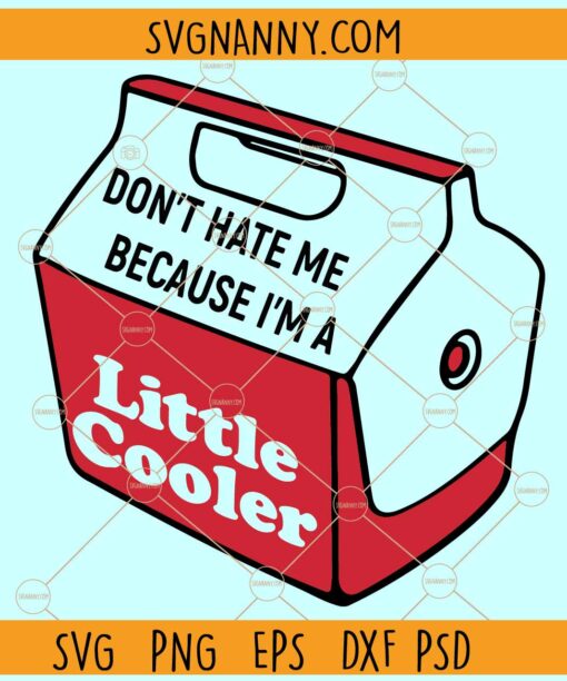 Don't Hate me Because I am a Little Cooler SVG, Funny Humor SVG, Tapestry SVG