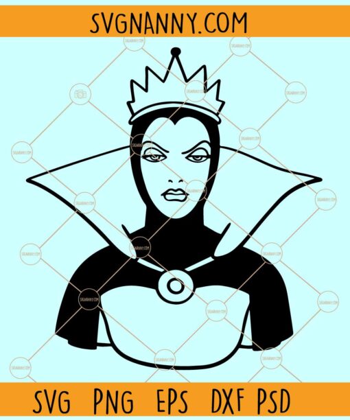 Evil Queen SVG, villains svg, Disney Villains svg, Evil Queen Villains SVG