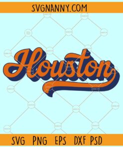 Houston retro font SVG, Houston Svg, Retro Houston tshirt svg, Houston Stencil svg