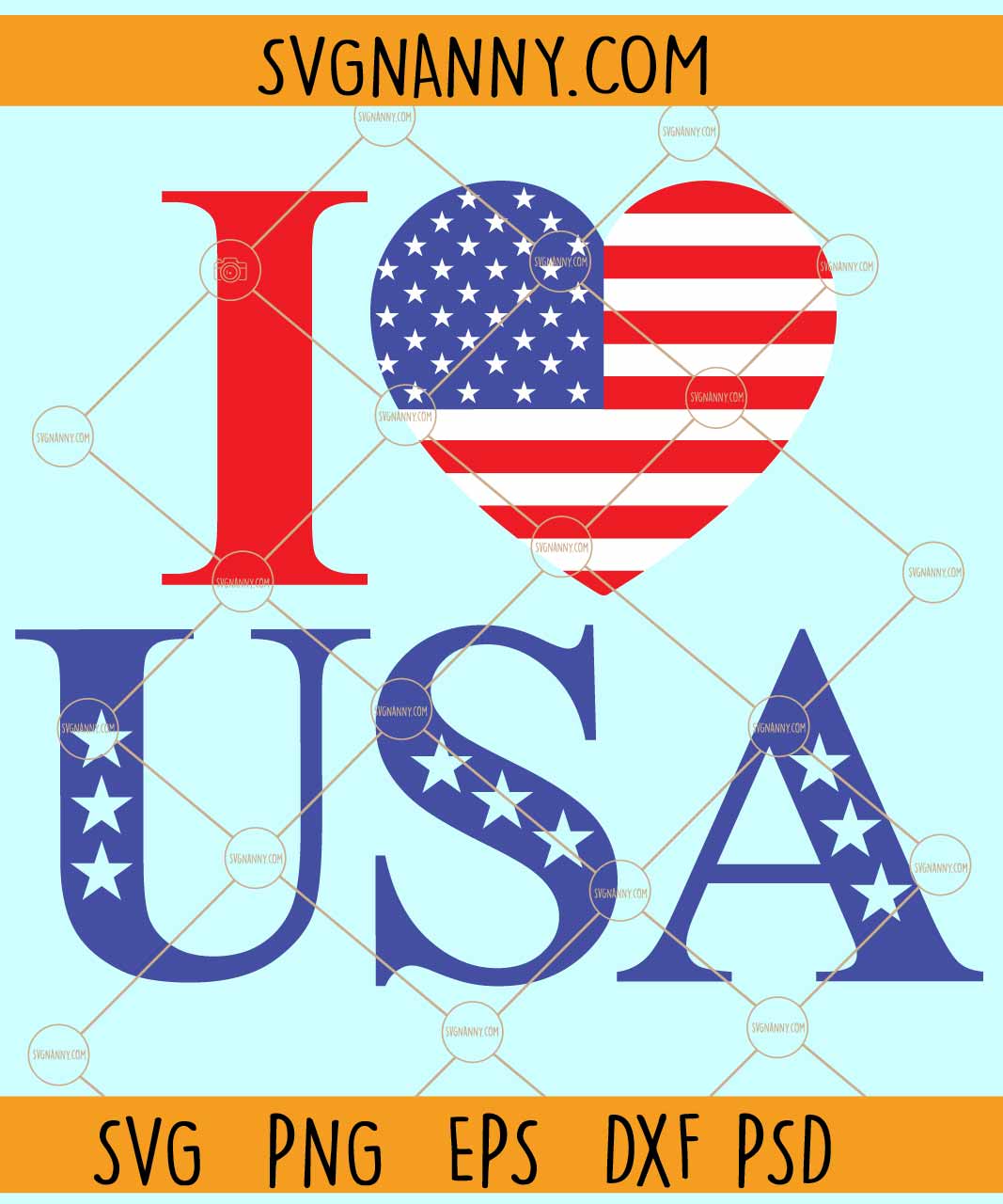 Mickey America Flag Heart SVG, 4th of July SVG, Heart Sign