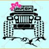 Jeep girl pink bow svg, Jeep Girl svg, Cute Jeep svg, Jeep Svg