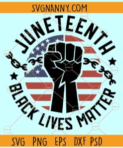 Juneteenth Black lives matter svg, BLM Svg, Juneteenth Svg, Black History Svg