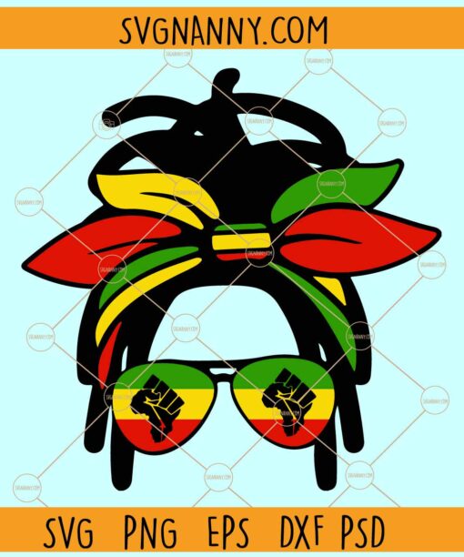Juneteenth dreadlocks SVG, Black Lives Matter Svg, Freedom Day, BLM Svg