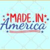 Made in America SVG, Made In The USA SVG, USA Patriotic Svg, USA Flag svg