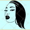 Megan Thee Stallion Svg, Megan Face Svg, Famous Rapper Svg, Music Svg, hip hop inspired svg