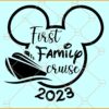 Mickey first family cruise SVg, Mouse Cruise Squad SVG, Family Cruise Svg, Family Cruise 2023 SVG