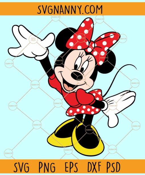 Minnie Mouse layered SVG, Minnie Mouse SVG, minnie mouse clipart SVG, Disney character svg