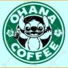 Ohana coffee SVG, Lilo and Stitch SVG, Ohana means family svg, Stitch SVG