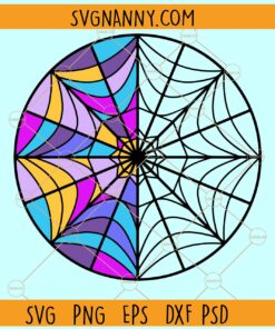 Ophelia Hall Window SVG, Ophelia Hall Window Pattern SVG, Wednesday Spiderweb svg