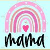 Rainbow mama svg, Mama Rainbow svg, Mother's Day Rainbow Svg, Mama svg