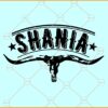 Shania bull skull SVG, Shania Cow Skull PNG, Bull skull svg, Cow skull svg