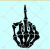 Skeleton middle finger SVG free, Skeleton finger SVG free