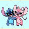 Stitch in love SVG, Stitch And Angel Love SVG, Disney Svg, Stitch Valentine Svg