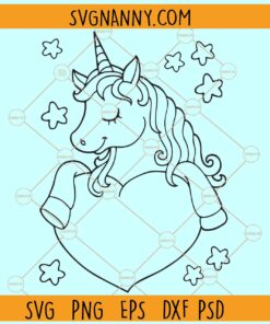 Unicorn Coloring SVG, Cute Unicorn Coloring svg, Unicorn Coloring Clipart svg