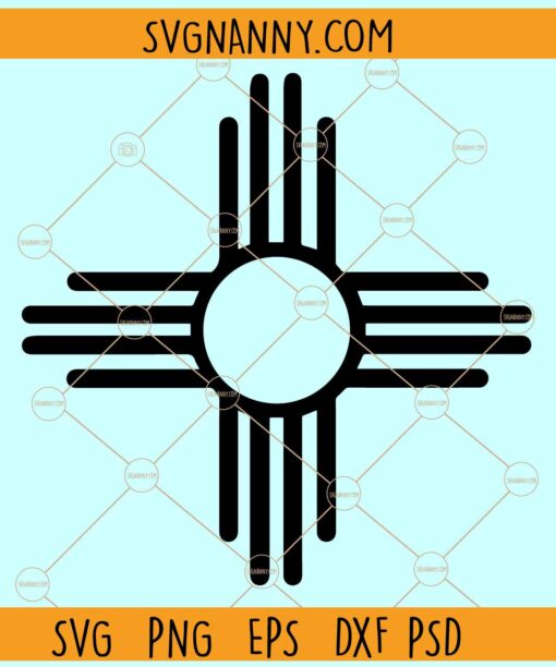 Zia Symbol SVG, New Mexico Zia Sun Shape svg, Zia Sun svg, Zia symbol svg, New Mexico Svg