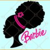 Afro barbie SVG, Afro Svg, African American Woman Svg, Afro Women Svg