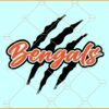 Bengals Claw SVG, Claw Scratch svg, Bengals Paw svg, Bengals SVG