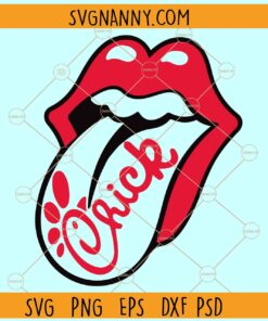 Chick fil a rolling stones svg, Chick fil a svg, curvy body svg