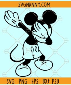 Dabbing Mickey SVG, Mickey Mouse dabbing SVG, Disney Mickey svg