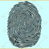 Fingerprint SVG, Fingerprint Clipart SVG, Fingerprint Shirt SVG