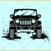 Jeep in mud SVG, Jeep mudlife SVG, Jeep car SVG, Jeep wrangler svg
