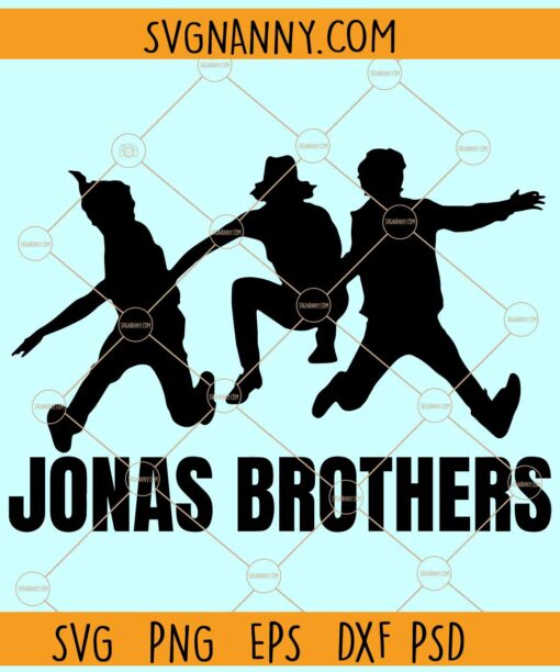 Jonas Brothers SVG, J.O.B.R.O.S svg, The Jonas Brothers Svg