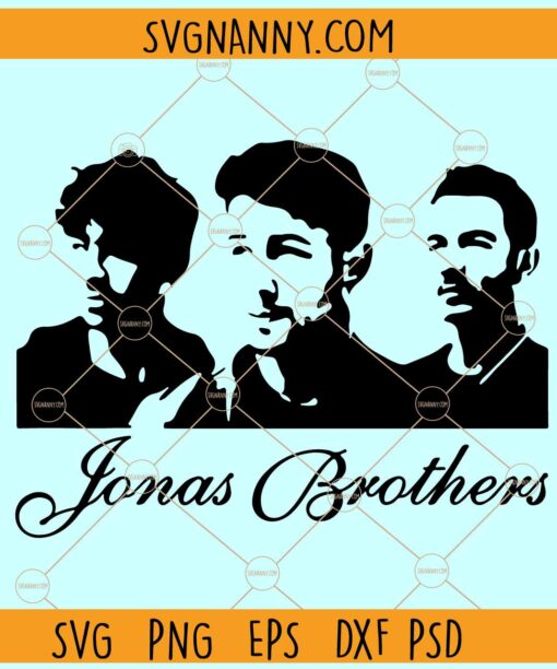 onas Brothers SVG, Jonas Brothers Clipart SVG Files, Jonas Brothers PNG