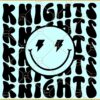 Knights Retro smiley svg, Knight mascot svg, Knight Football Team SVG