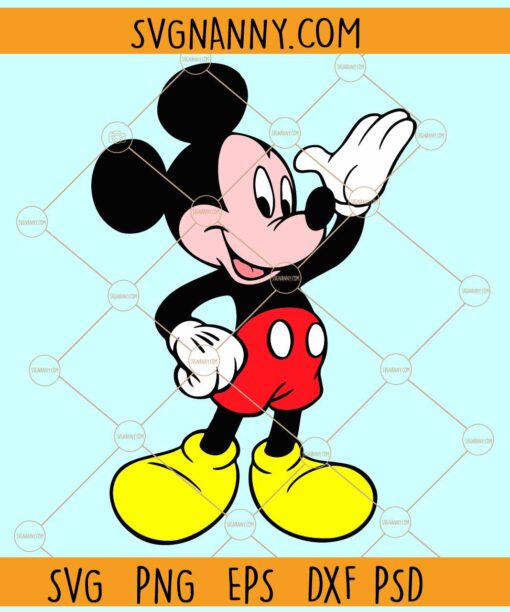 Mickey Mouse SVG, Mickey Mouse clipart svg, Mickey svg, Disney land svg