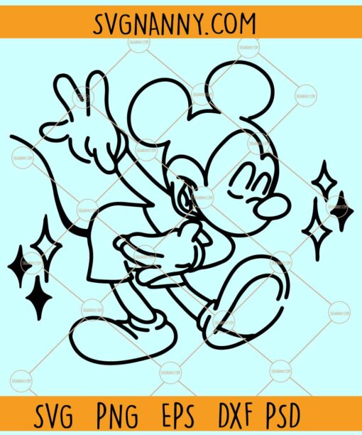 Mickey Mouse inspired SVG, Mickey Mouse SVG, Disney trip svg