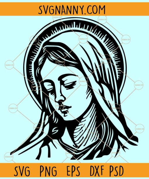 Our Lady Mary SVG, Our Lady of Guadalupe SVG, Virgin Mary SVG