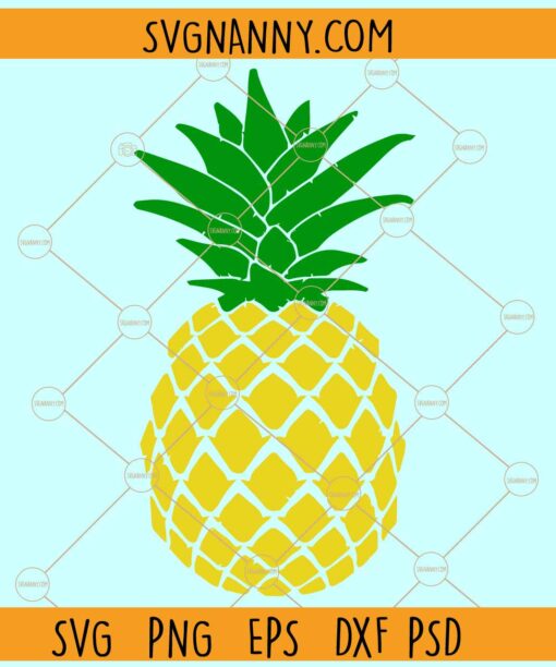 Pineapple SVG, Summer Pineapple SVG file, Summer Svg, Beach Svg
