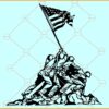 Raising the Flag SVG, Raising the Flag on Iwo Jima SVG, Iwo Jima SVG