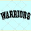 Warriors Mascot SVG, Golden State Warriors SVG, Basketball Warriors SVG, NBA Basketball SVG