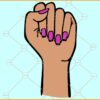 Woman power fist SVG, Woman power SVG, feminist svg, Rosie the Riveter Design SVG