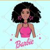 Afro Barbie SVG file, Black Barbie SVG PNG, Barbie Afro Princess SVG