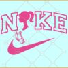 Barbie Nike Logo SVG, Barbie Nike SVG, Swoosh Barbie SVG, Nike Barbie Movie SVG