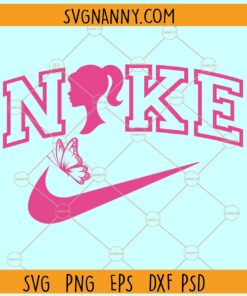 Barbie Nike Logo SVG, Barbie Nike SVG, Swoosh Barbie SVG, Nike Barbie Movie SVG